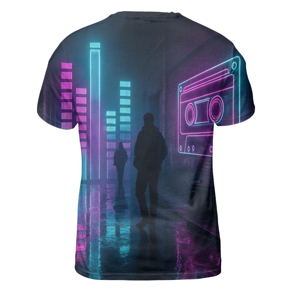 Neon Equalizer Alley trendy printed shirt styles