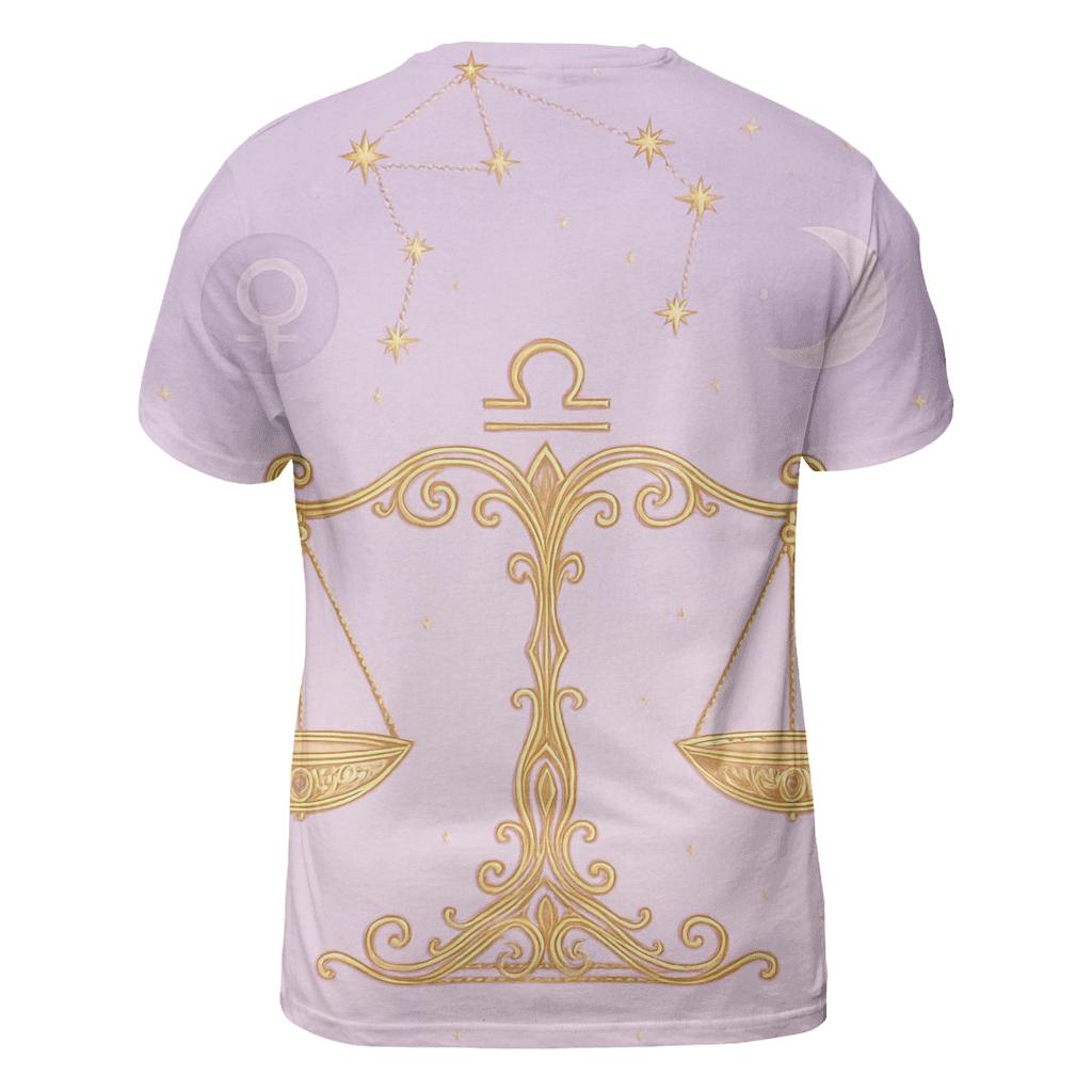 Libra Scales Balance Symbol unique graphic print tees