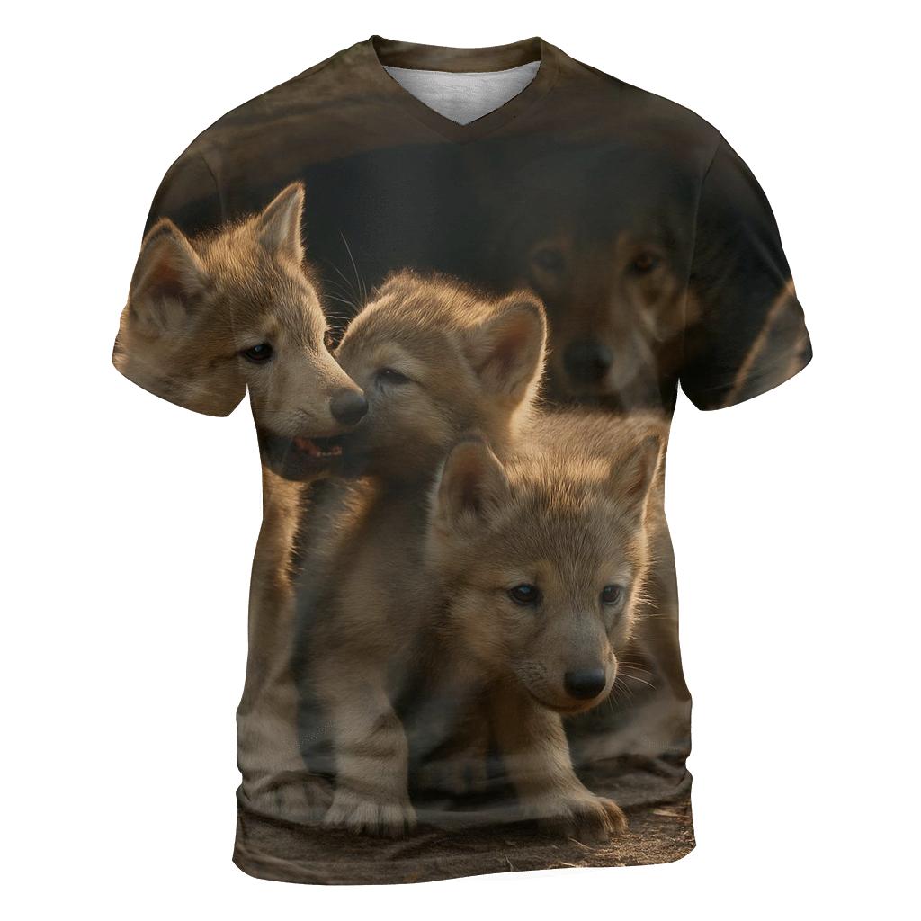 Pup Den Morning Lessons statement graphic shirts