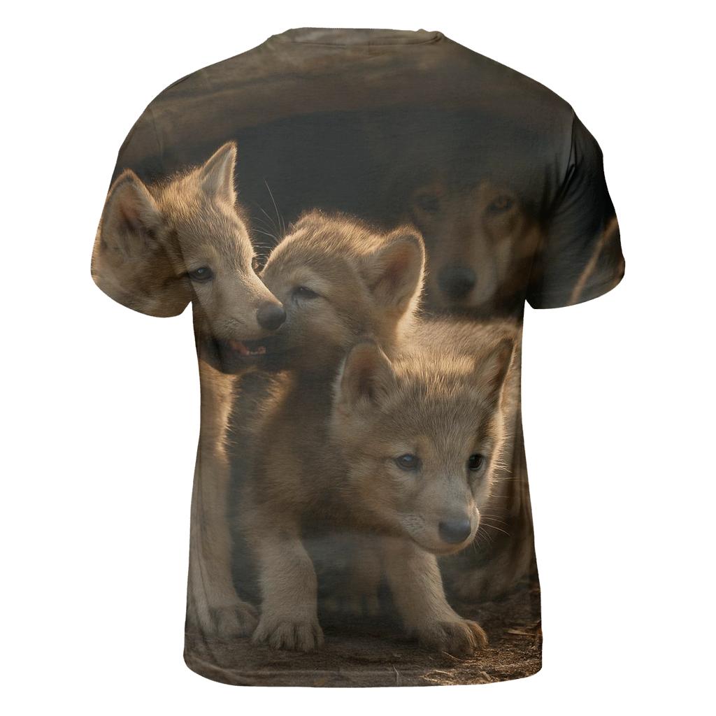 Pup Den Morning Lessons statement graphic shirts