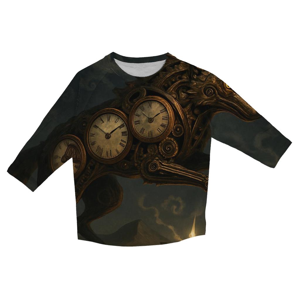 Clockwork Fox Mirage trendy 3/4 sleeve tops