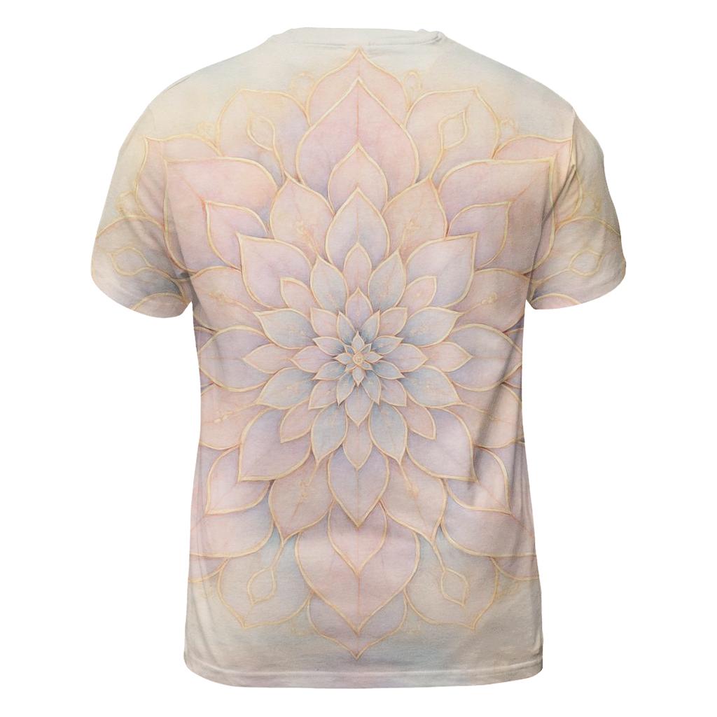 Lotus Harmony statement graphic shirts