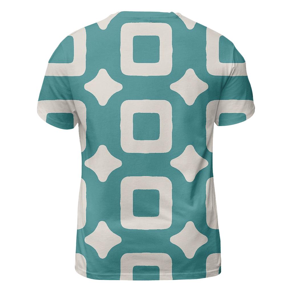Itajime Clamp Grid trendy printed shirt styles