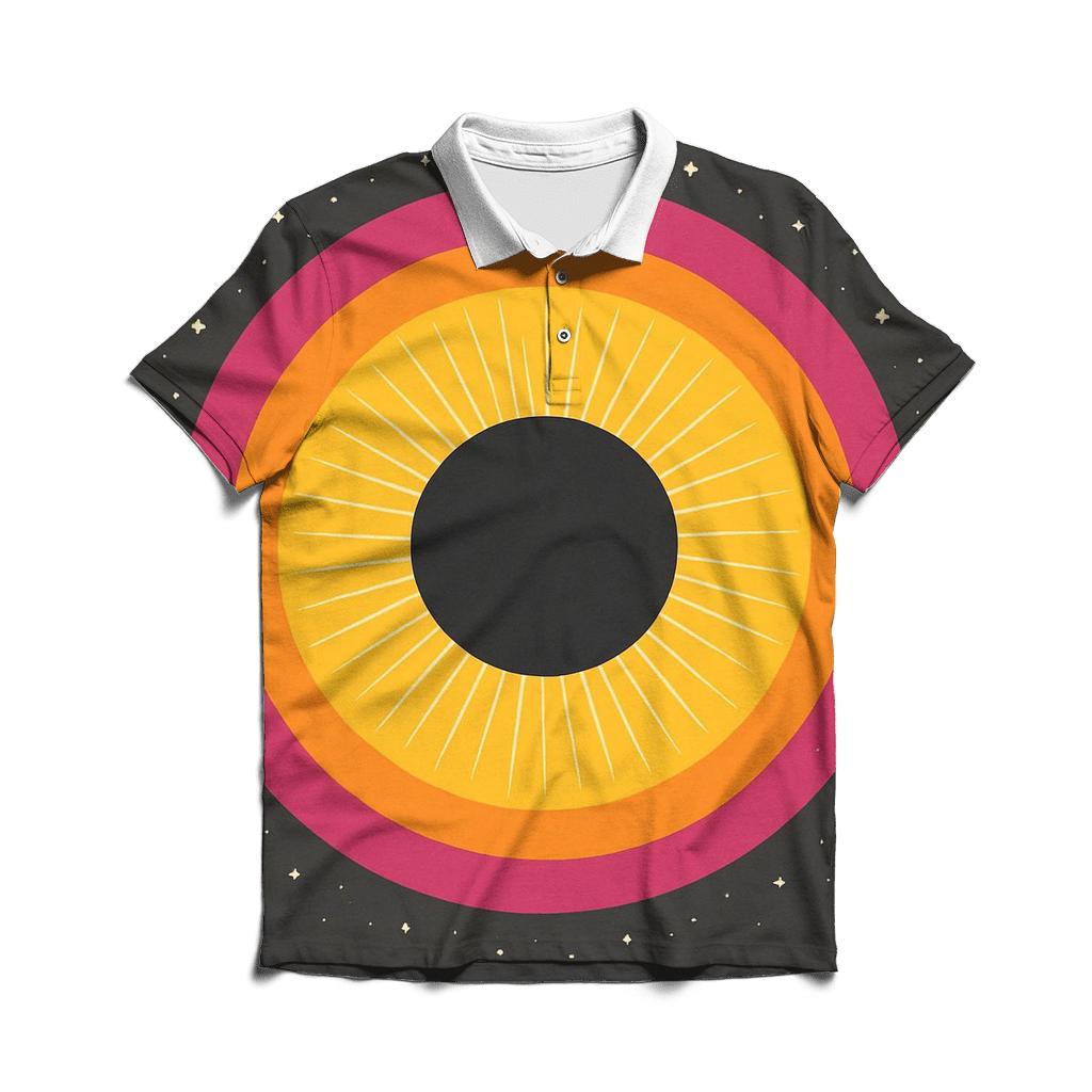 Eclipse Corona Rings branded logo polo shirts