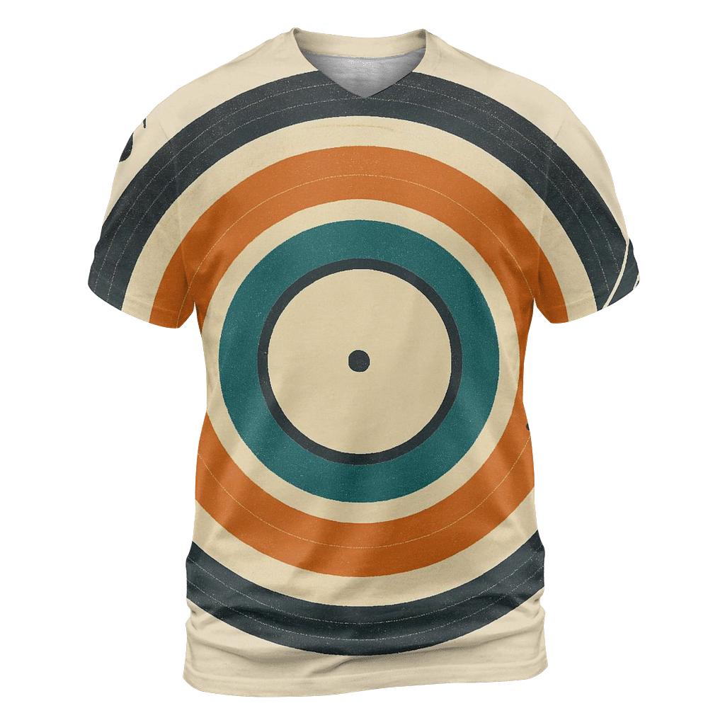 Vinyl Record Radiance statement graphic shirts