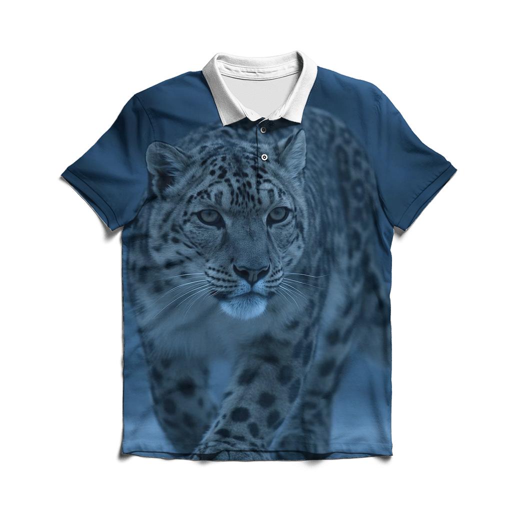 Ridge Ghost Snow Leopard casual sports polo shirts