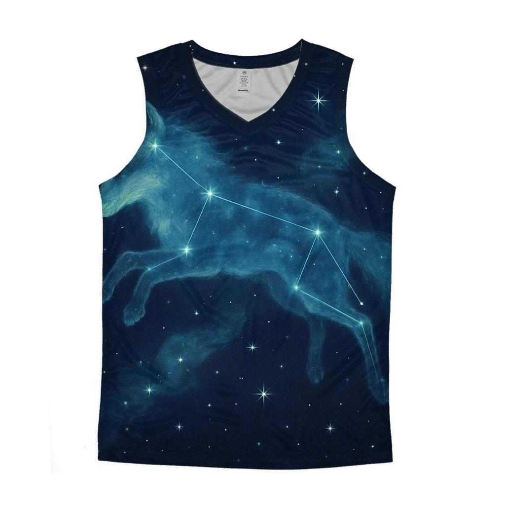 Celestial Fox Constellation casual summer tank tops