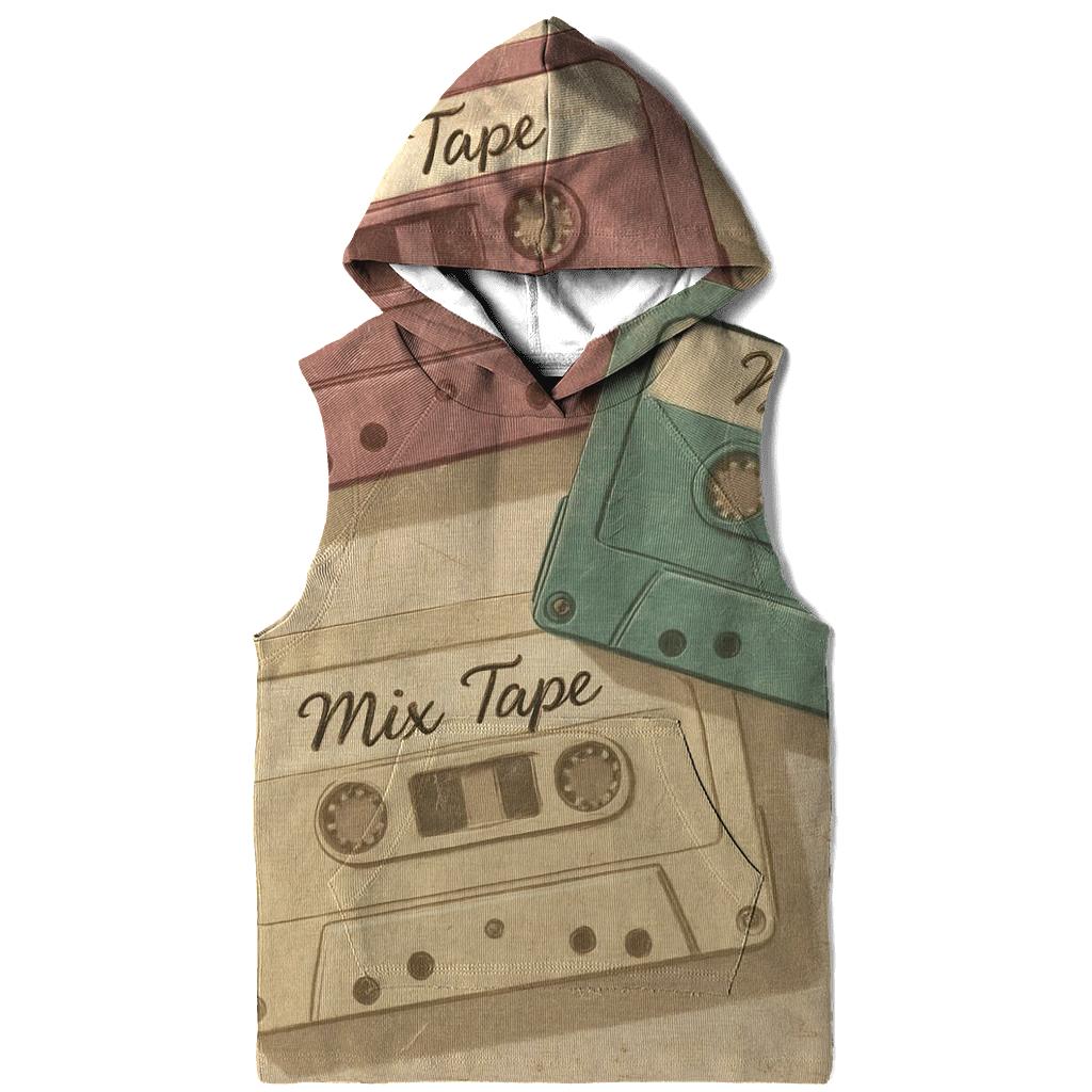 Faded Cassette Tape Collage hoodie designs