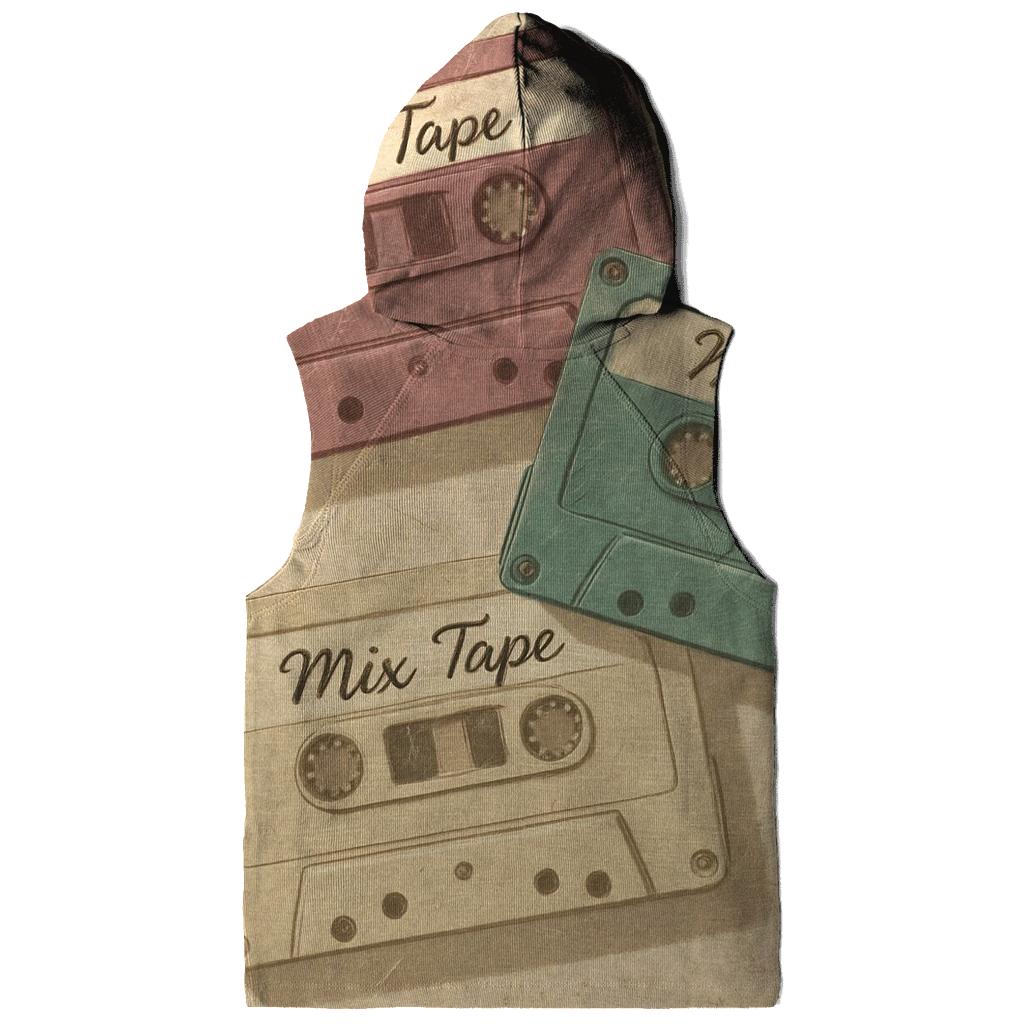 Faded Cassette Tape Collage hoodie designs