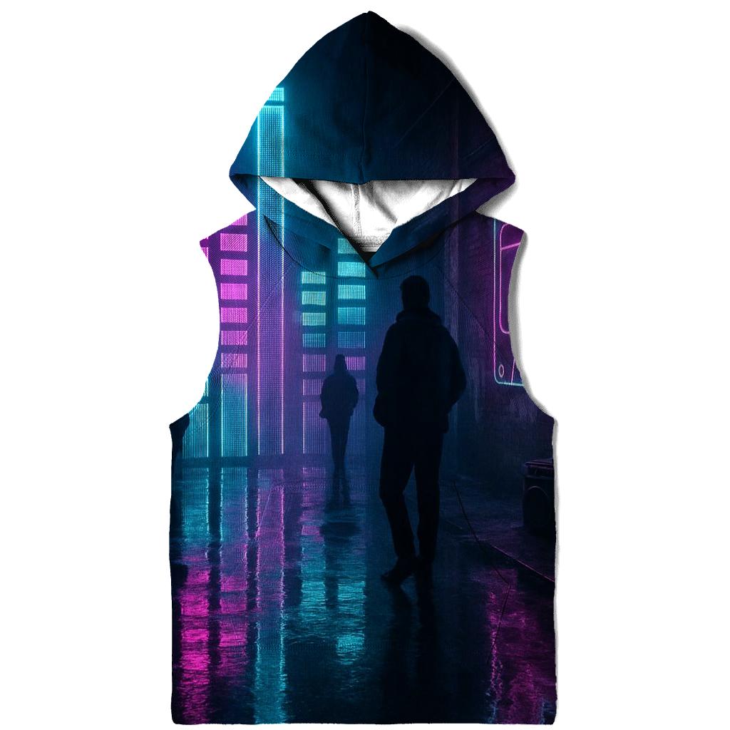 Neon Equalizer Alley zip-up hoodies