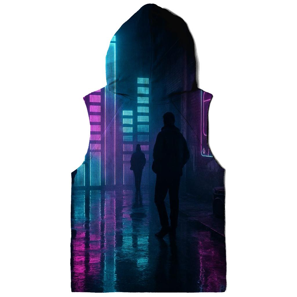 Neon Equalizer Alley zip-up hoodies