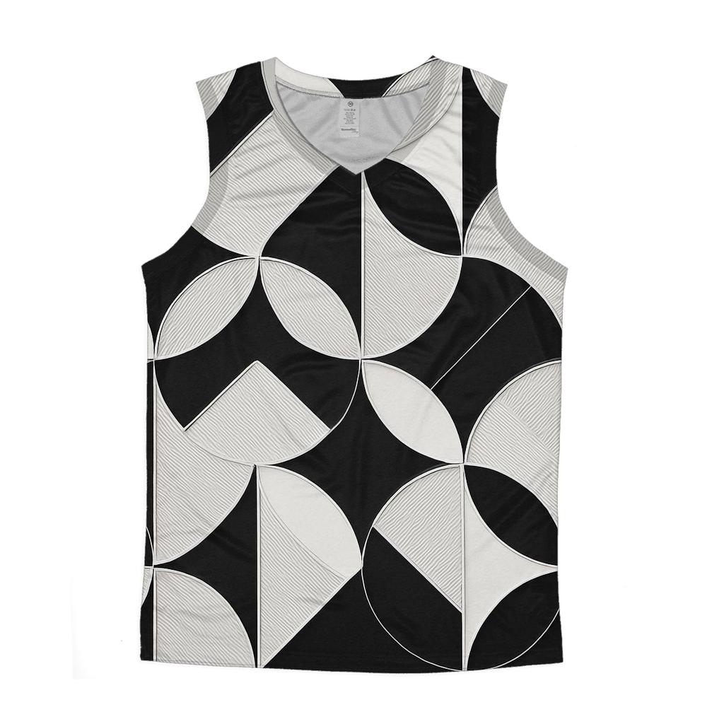 Filter Fold Pattern casual summer tank tops
