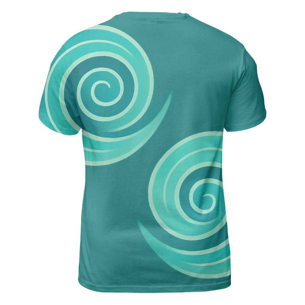 Diagonal Spiral Pair trendy printed shirt styles