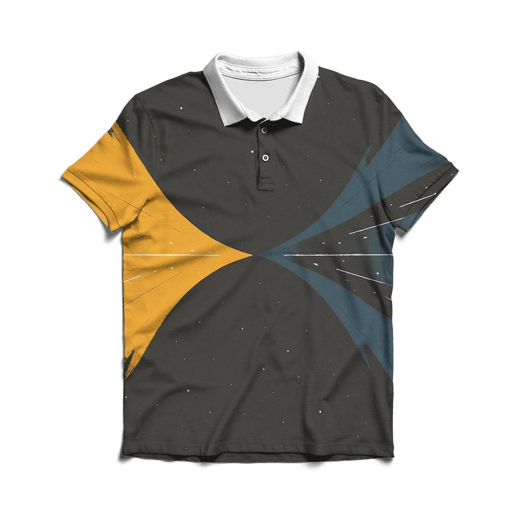 Jet Outflow Fan branded logo polo shirts