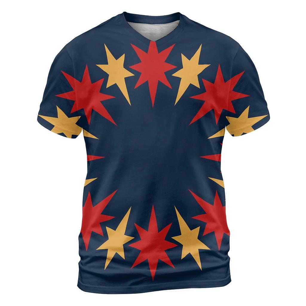 Starburst Garland designer pattern shirts