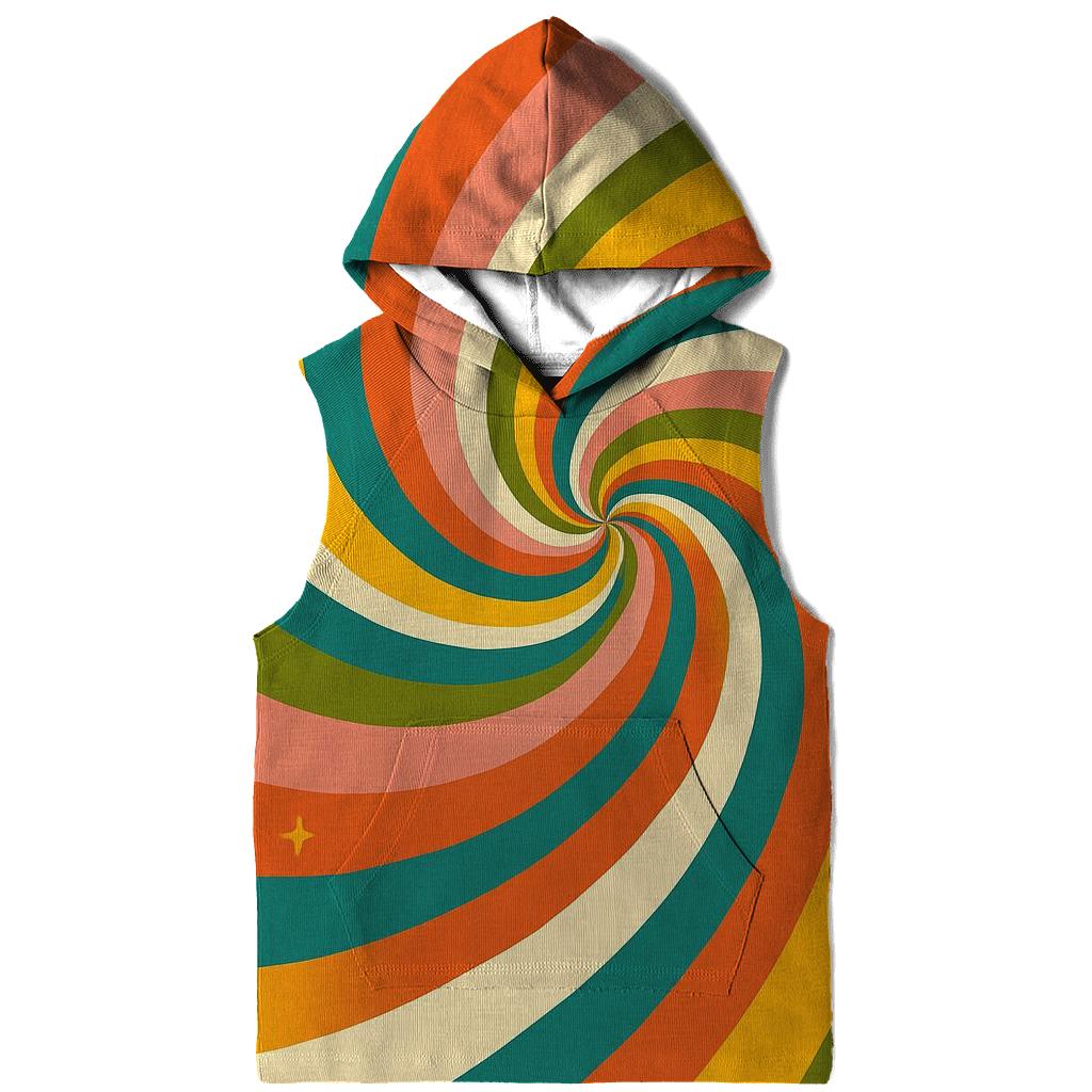 Groovy Rainbow Swirl hoodie designs