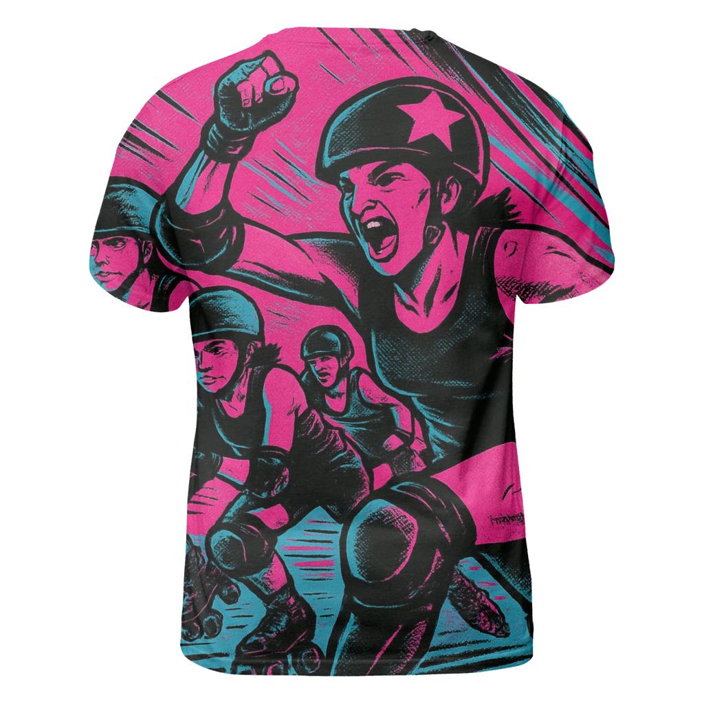 Roller Derby Neon Riot personalized full print shirts