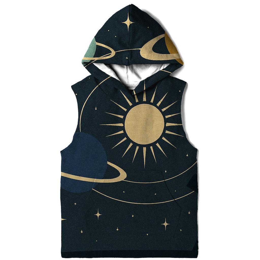 Retro Cosmic Orbit heavyweight hoodies