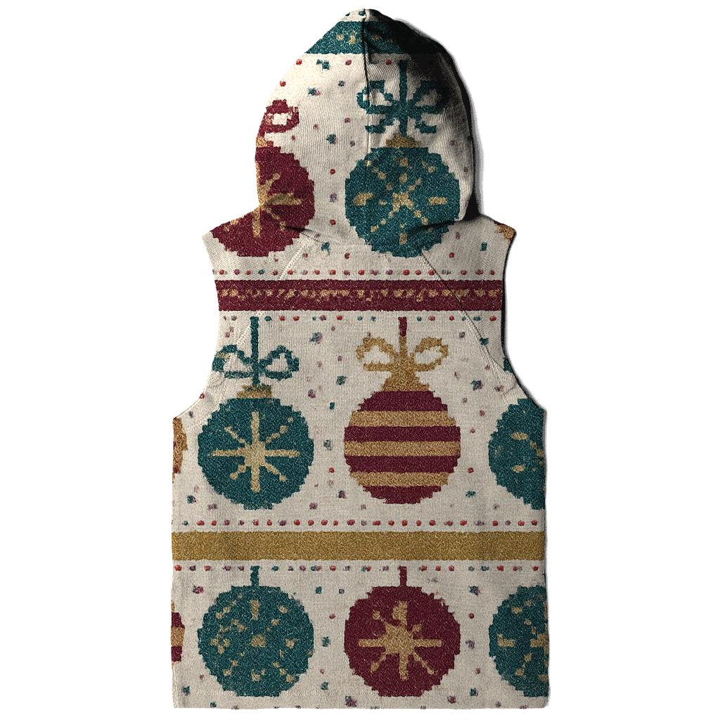 Ornament Ribbon Tapestry Design zip-up hoodies