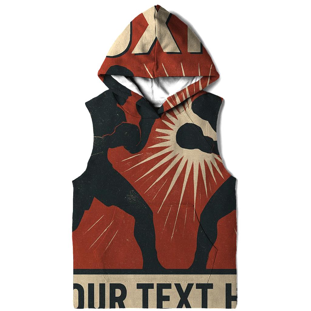 Retro Boxing Poster hoodie styles