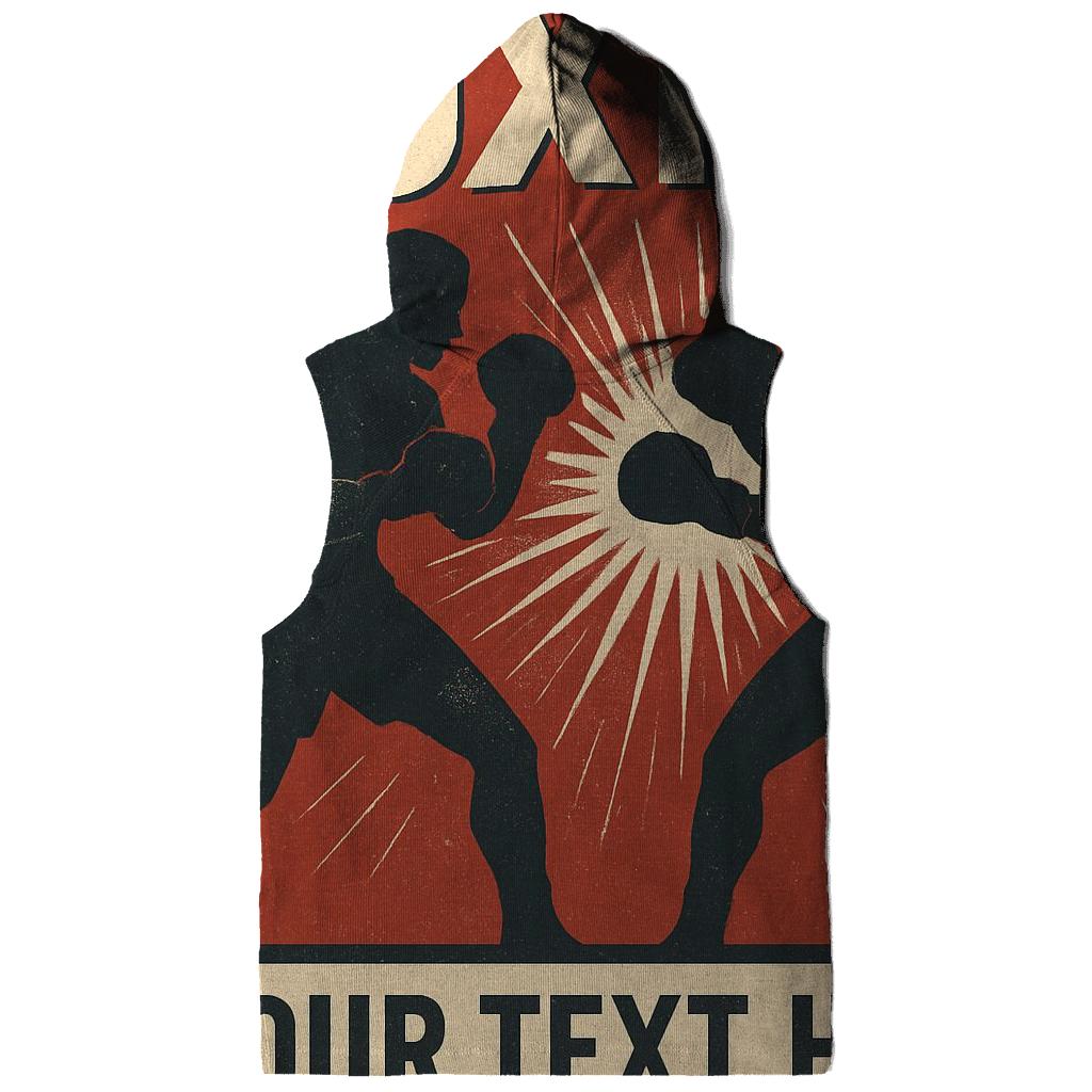 Retro Boxing Poster hoodie styles