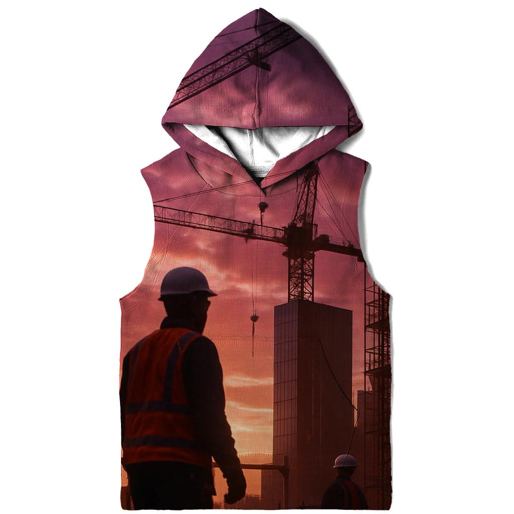 Sunset Construction Symphony In Hudson Yards premium hoodies