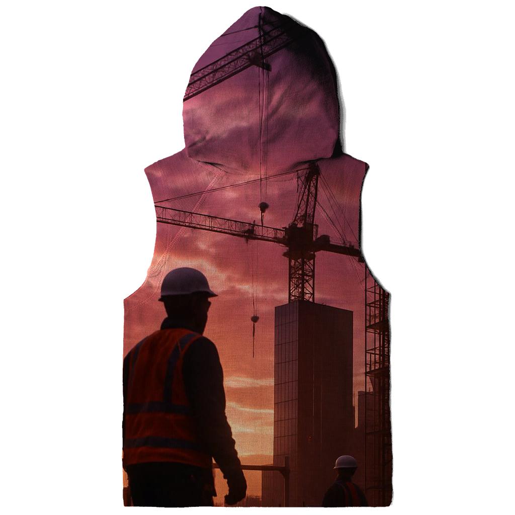 Sunset Construction Symphony In Hudson Yards premium hoodies