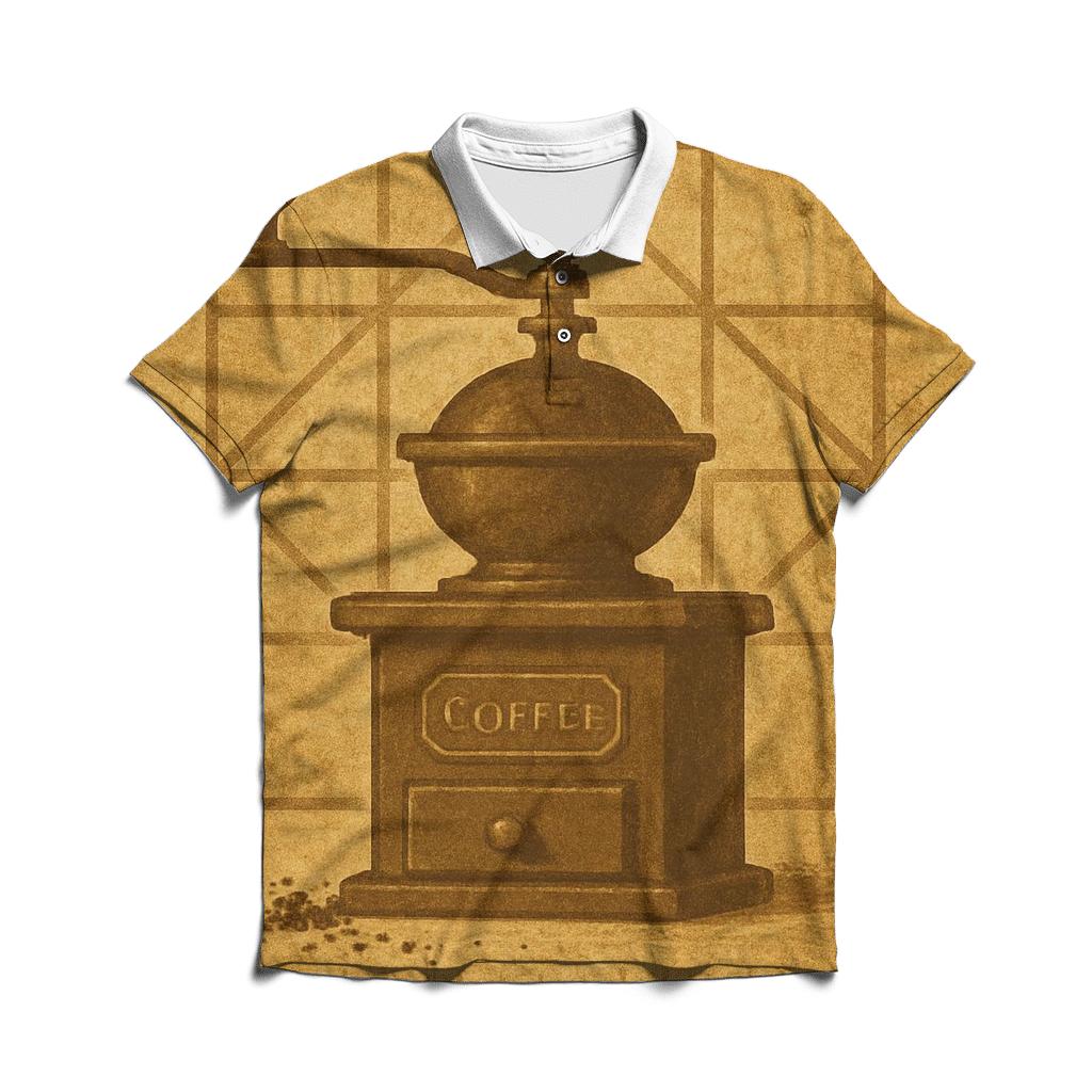 Vintage Mill Geometry premium cotton polo shirts