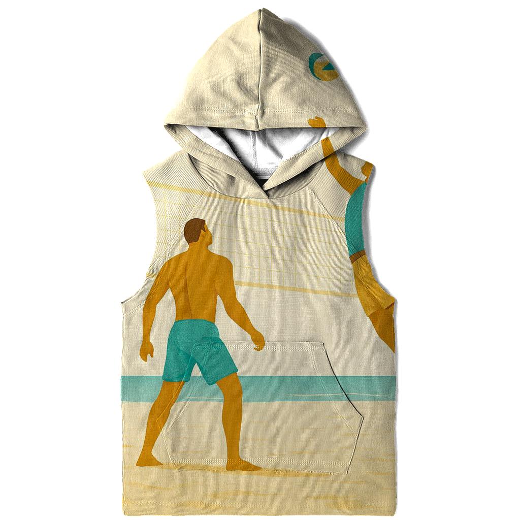 Coastal Beach Volleyball hoodie styles