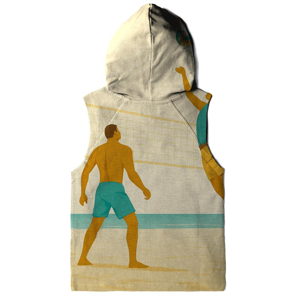 Coastal Beach Volleyball hoodie styles