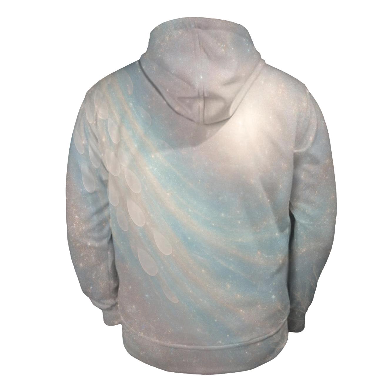 Opal Veil Cascade printed hoodies