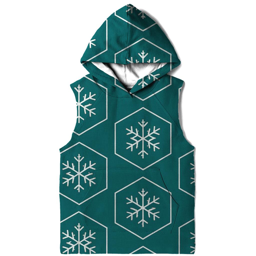 Snowflake Grid hoodies fashion