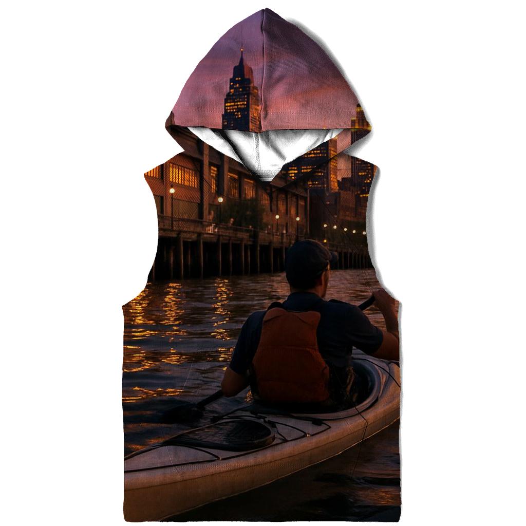 Sunset Kayak Paddle Along Chelsea Piers hoodie trends