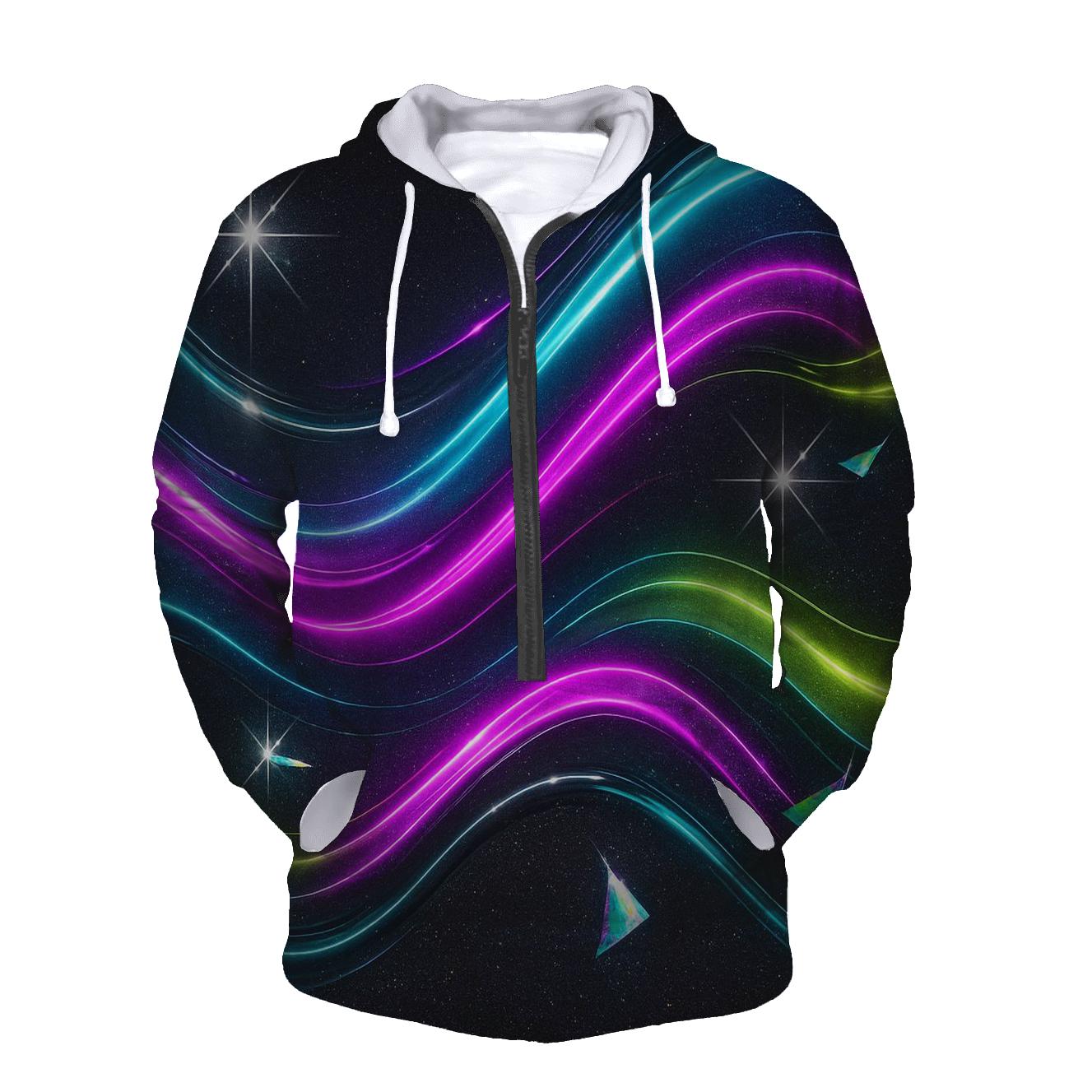 Electric Neon Aurora hoodie trends
