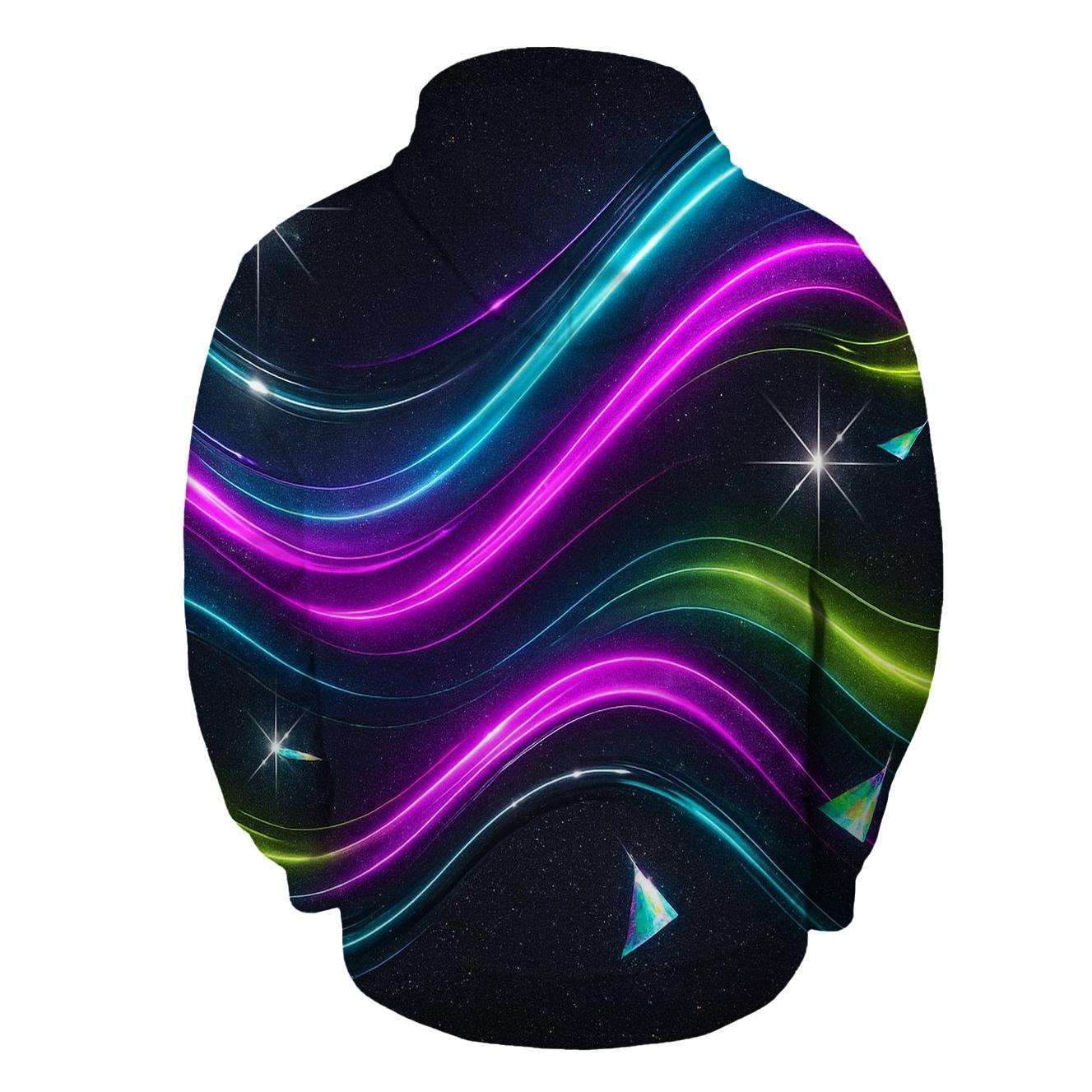 Electric Neon Aurora hoodie trends