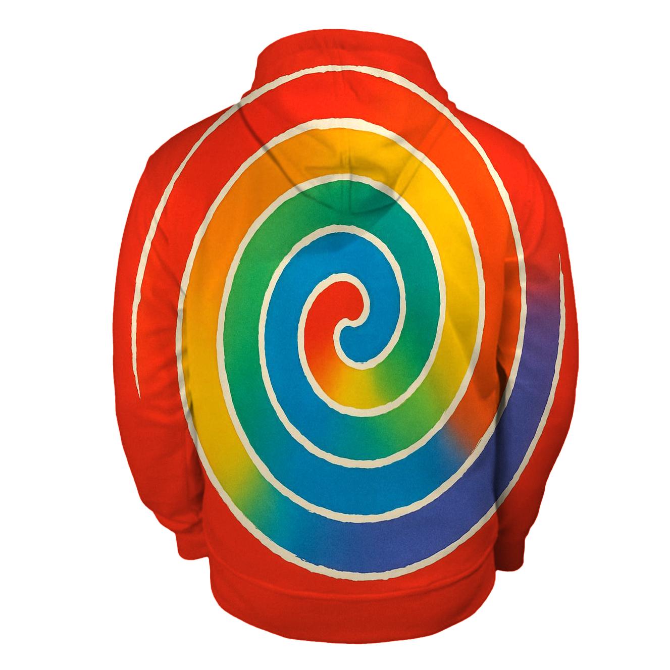 Classic Rainbow Spiral premium hoodies