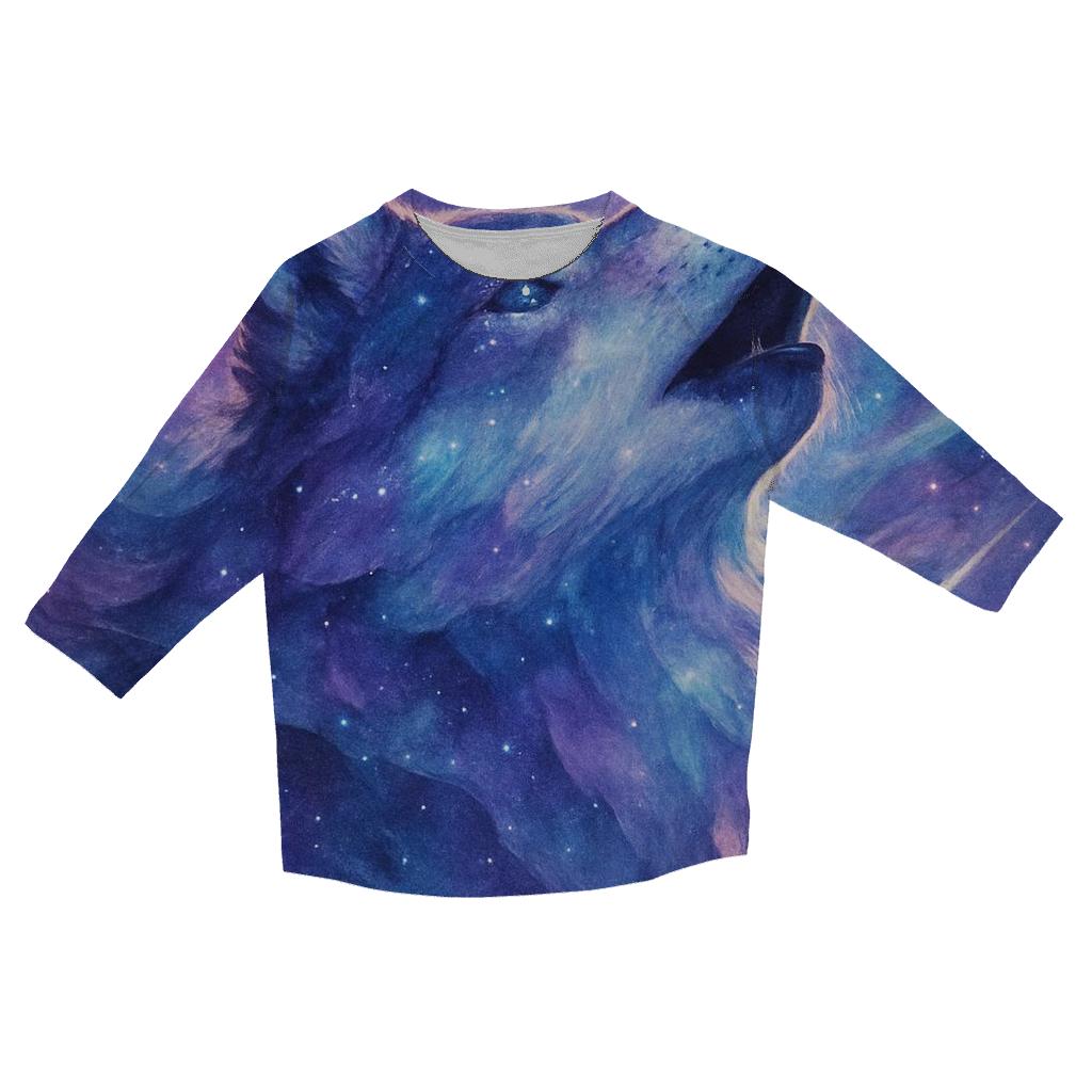 Nebula Alpha Wolf casual three quarter sleeve shirts