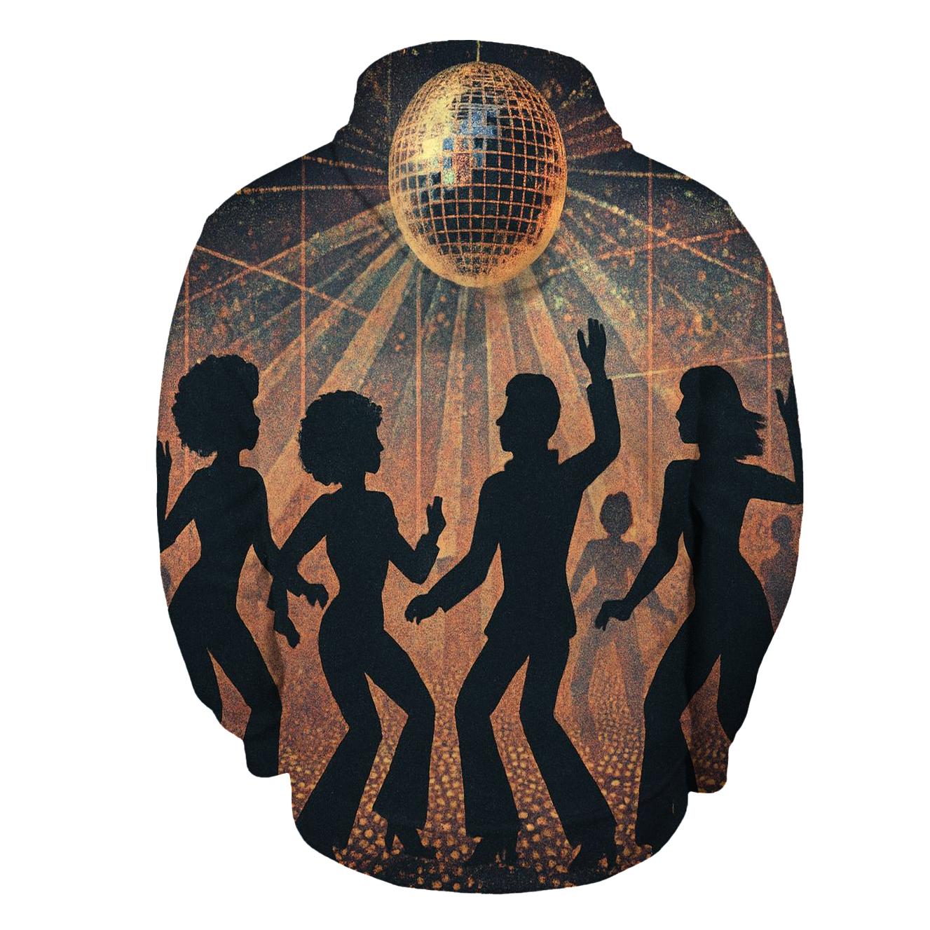 Disco Dot Panorama designer hoodies