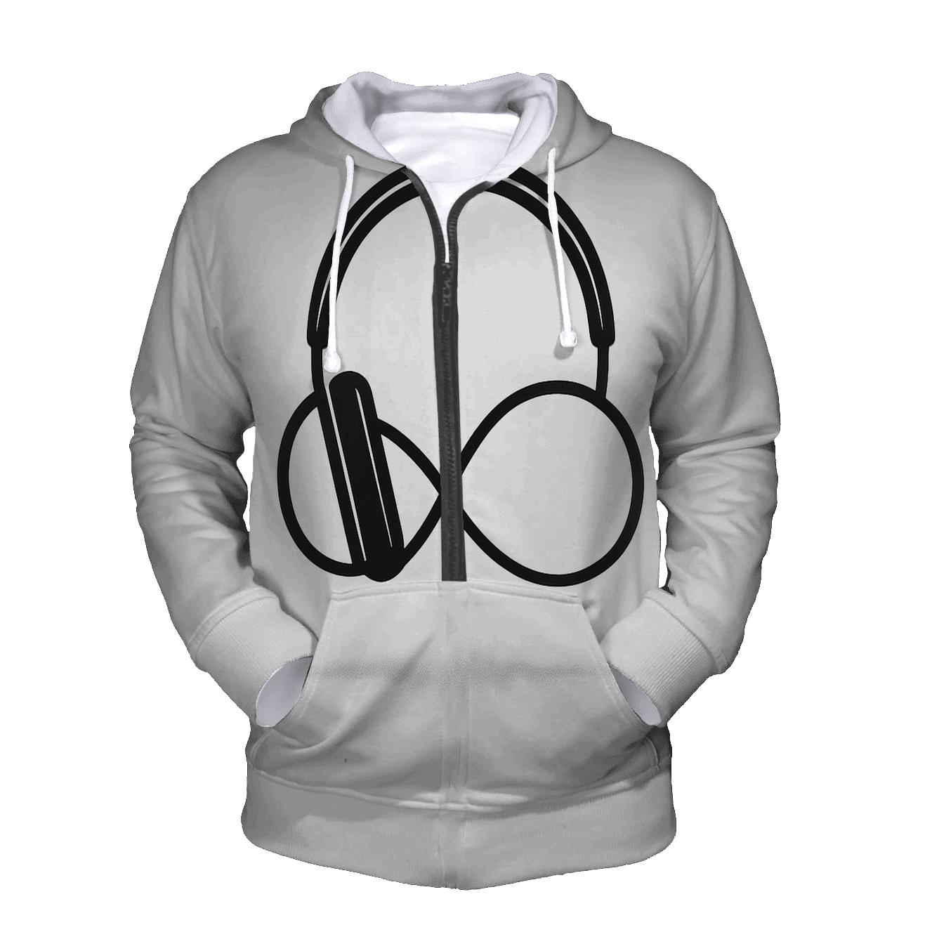 Headphone Loop Minimal hoodie designs