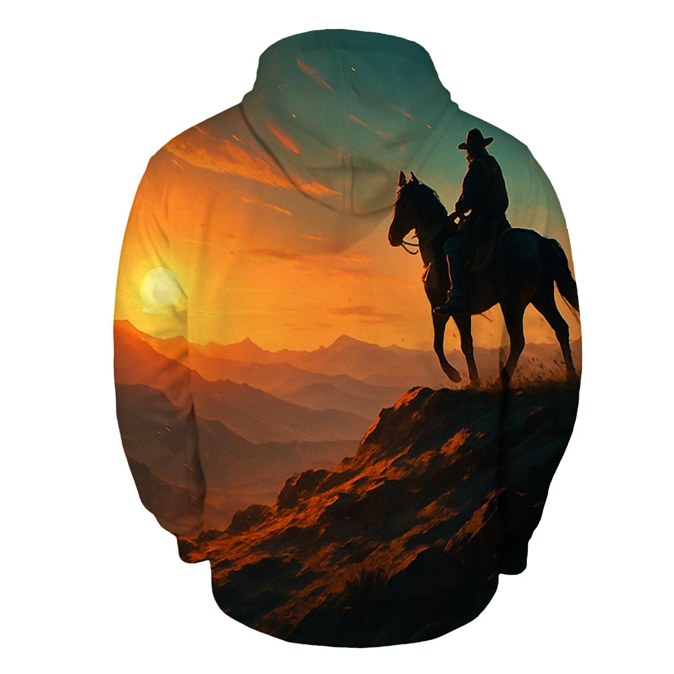 Sunrise Mountain Biking hoodie designs