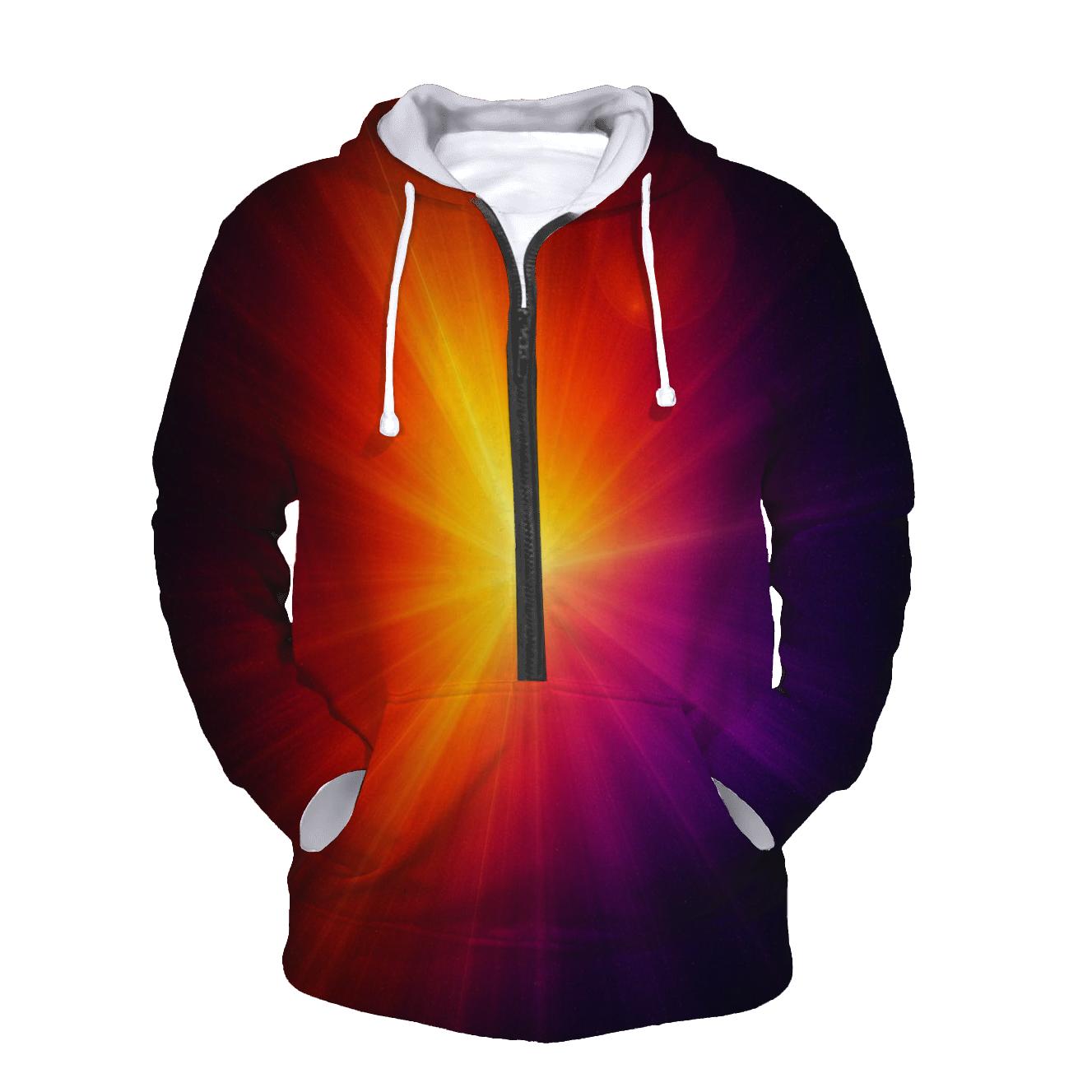 Solar Flare Spectrum graphic hoodies
