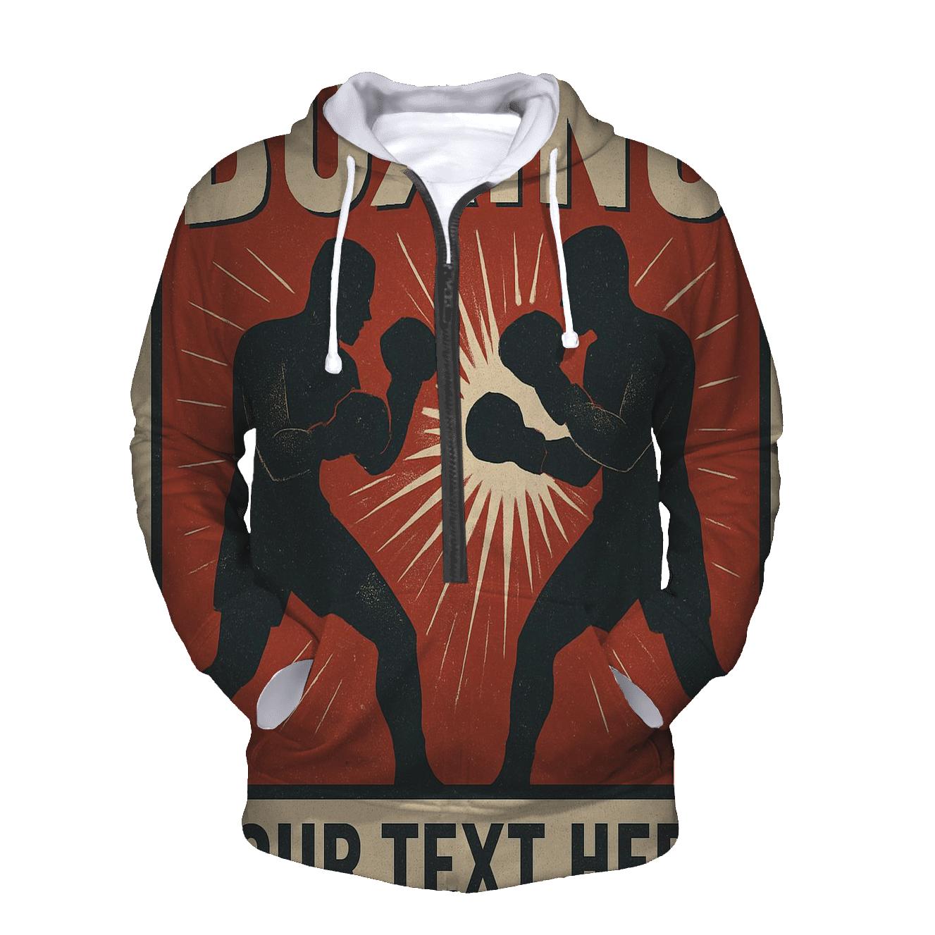 Retro Boxing Poster graphic hoodies