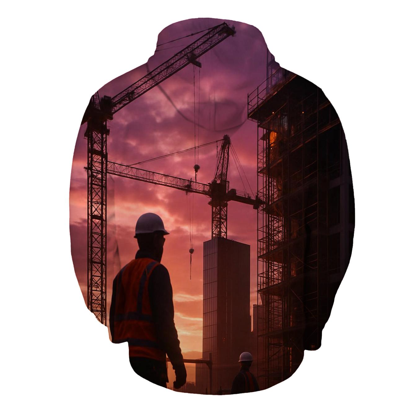 Sunset Construction Symphony In Hudson Yards heavyweight hoodies