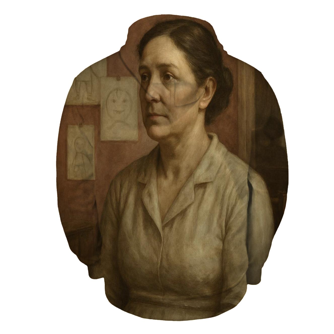 Keeper Of Quiet Courage embroidered hoodies