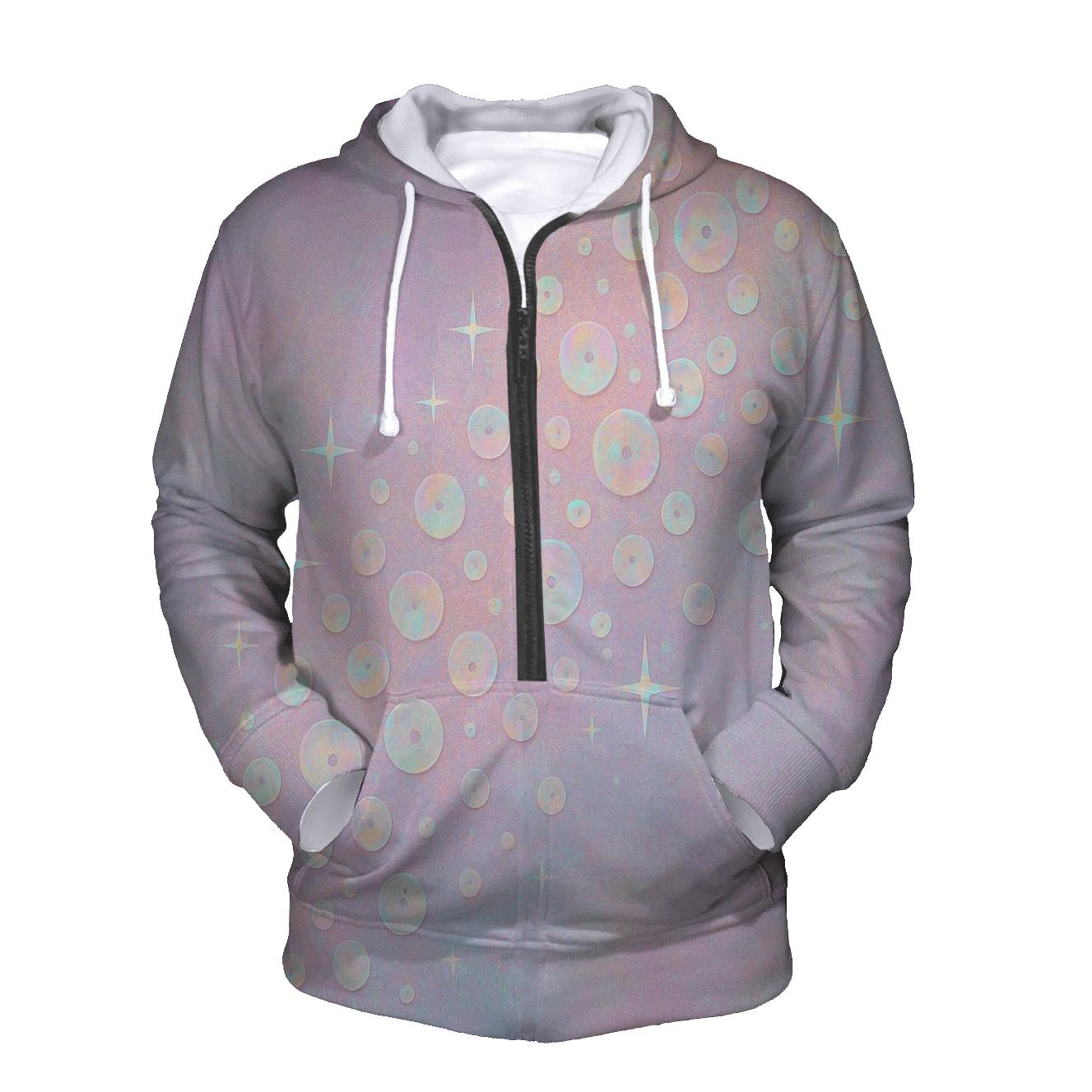 Sequin Star Shower pullover hoodies