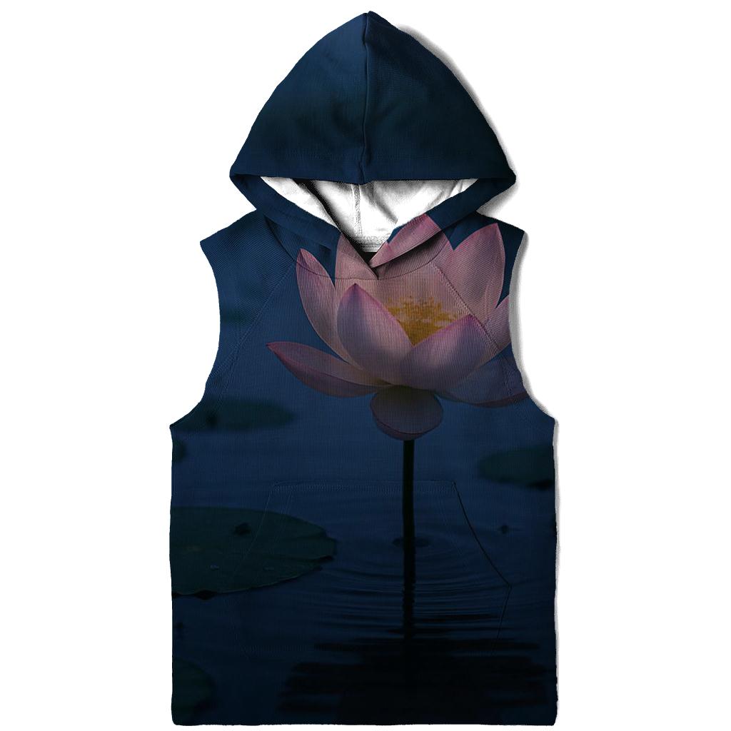 Wetland Lotus At Twilight hoodies fashion