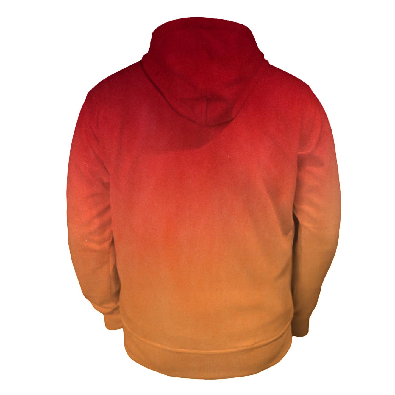 Overdyed Sunset Ombre lightweight hoodies