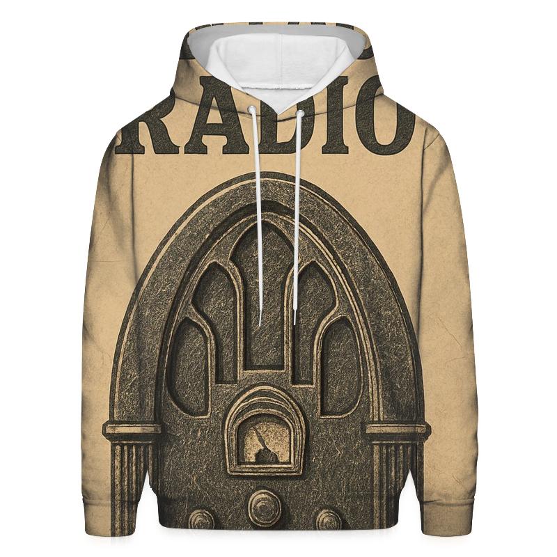 Antique Radio Ad Poster hoodies fashion
