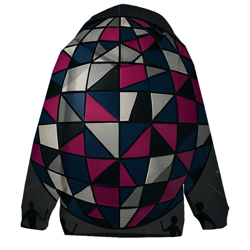 Disco Mirror Mosaic printed hoodies