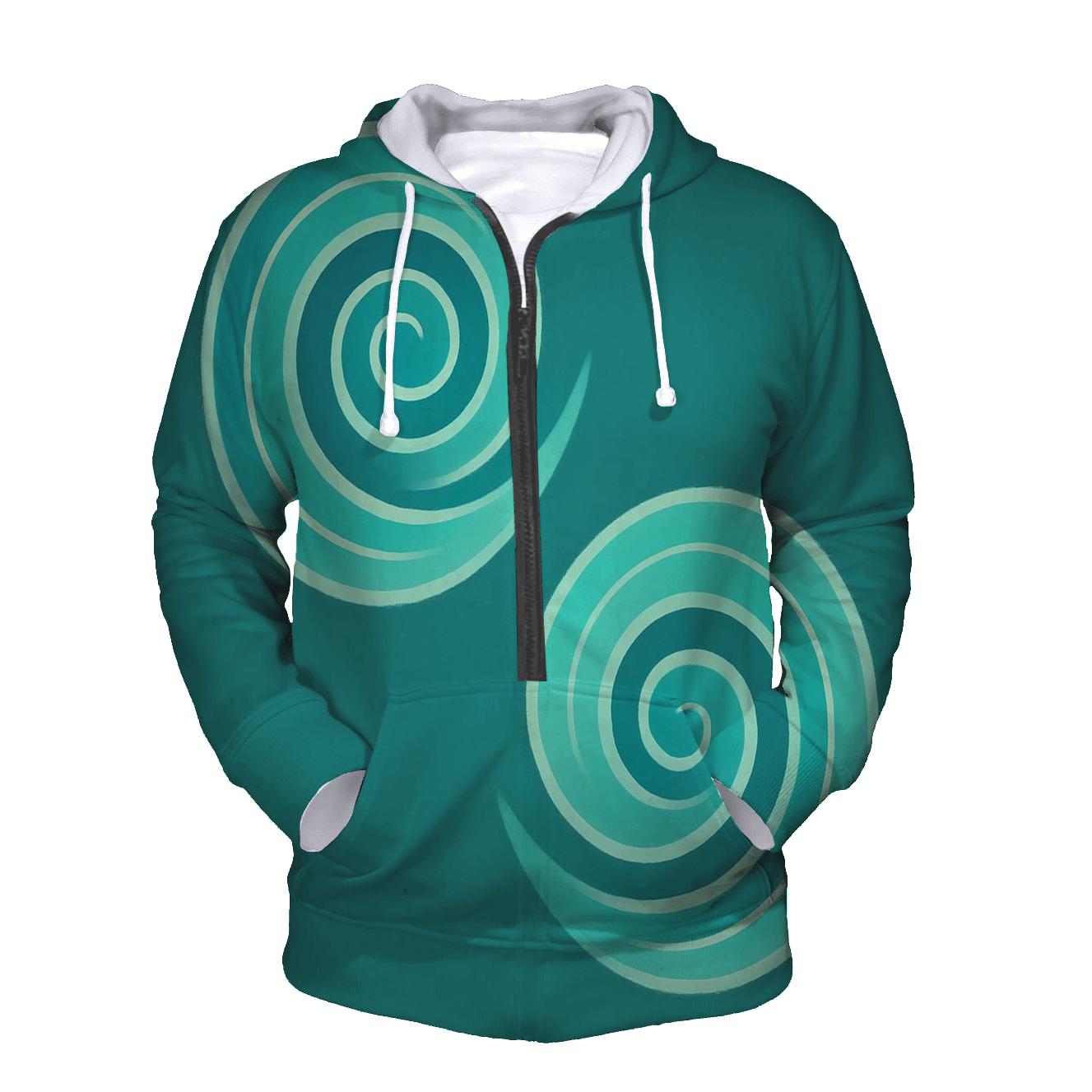 Diagonal Spiral Pair hoodie trends